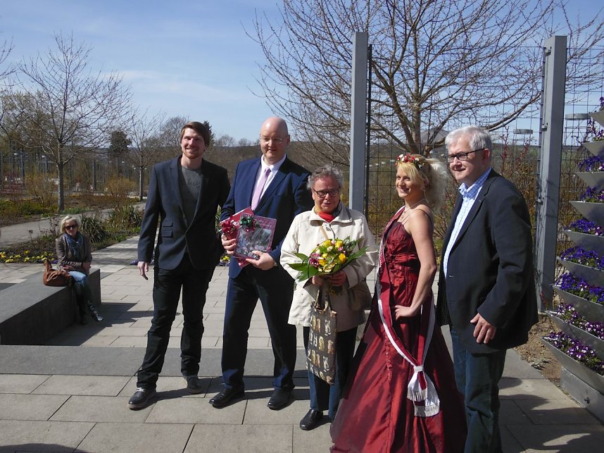Saisoner&ouml;ffnung im Sangerh&auml;user Rosarium