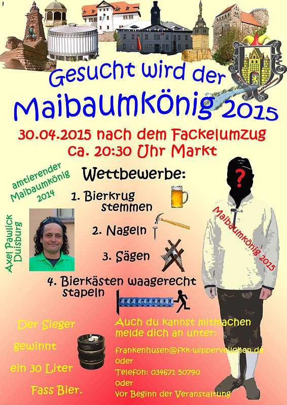 Maibaum-Party in der Kurstadt