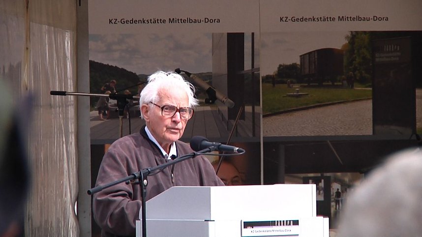 Gedenken zum 70. Jahrestag der Befreiung des KZ Mittelbau-Dora