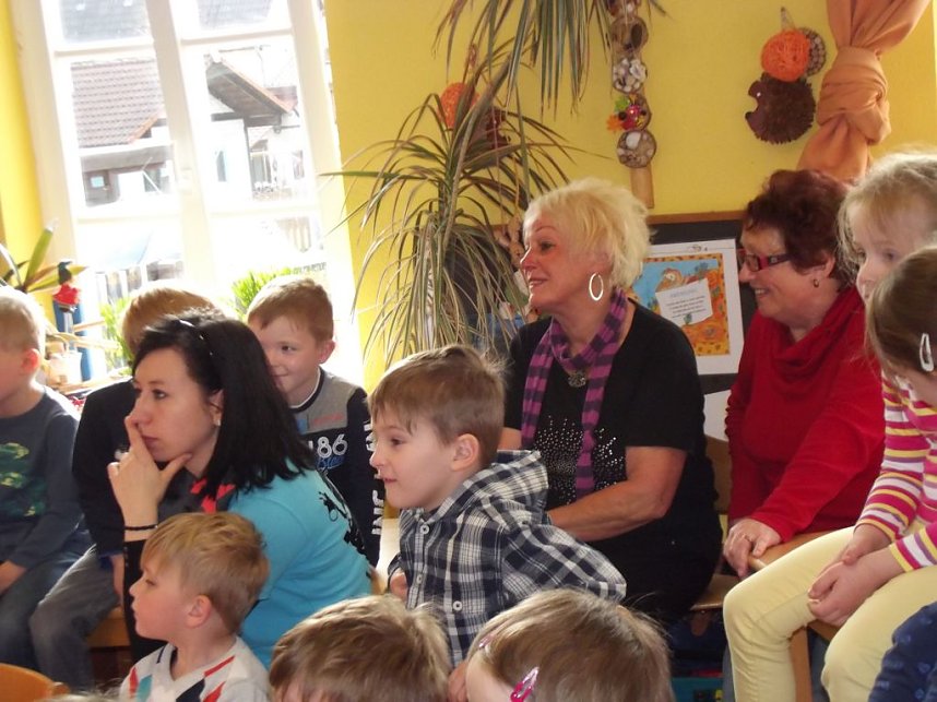 Gl&uuml;ckauf-G&auml;rtner bei den Kita Patenkindern