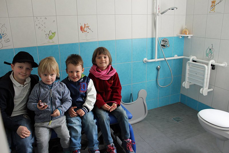 Sanit&auml;rbereich eingeweiht