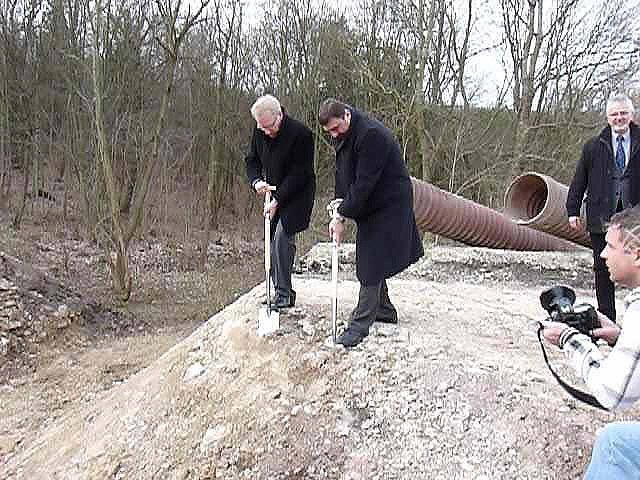 Spatenstich Br&uuml;cke