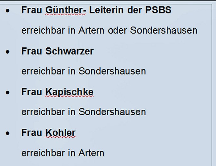 Team  stellt sich vor