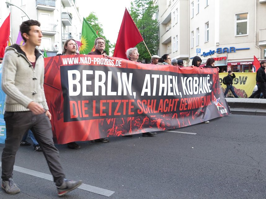 Revolution&auml;re 1. Mai Demo