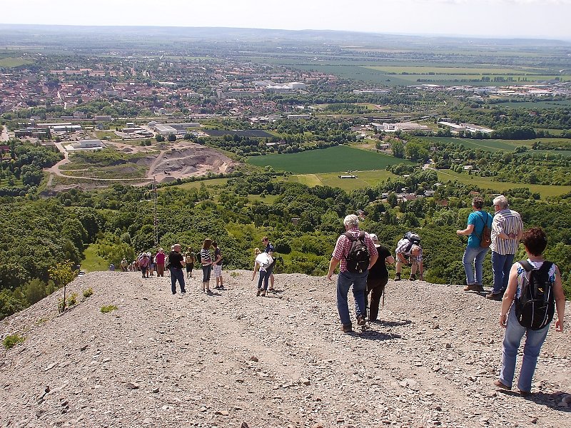 Haldenbesteigung Hohe Linde