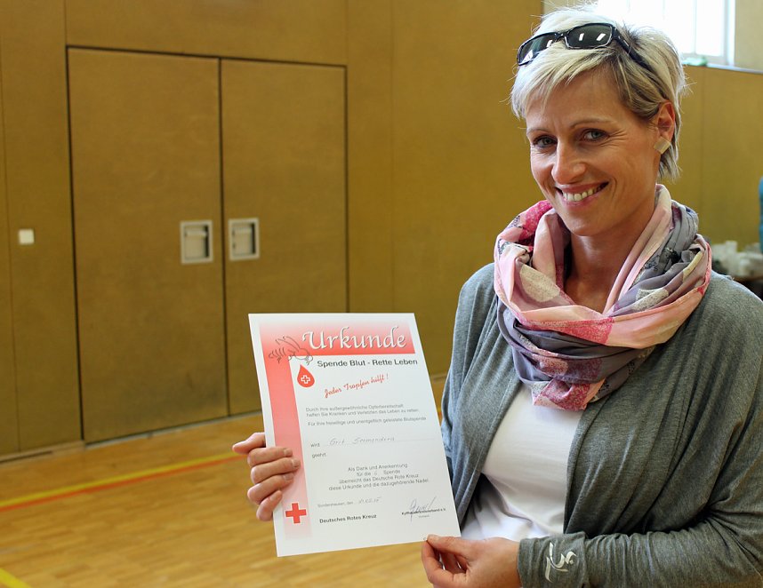 Blut floss bei der Bundeswehr f&uuml;r guten Zweck!