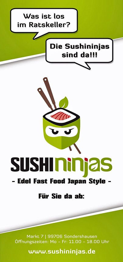 Ab heute frischer Sushi