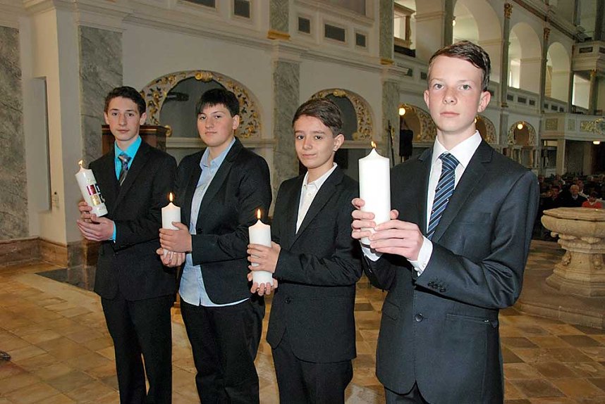 Konfirmation in der Unterkirche