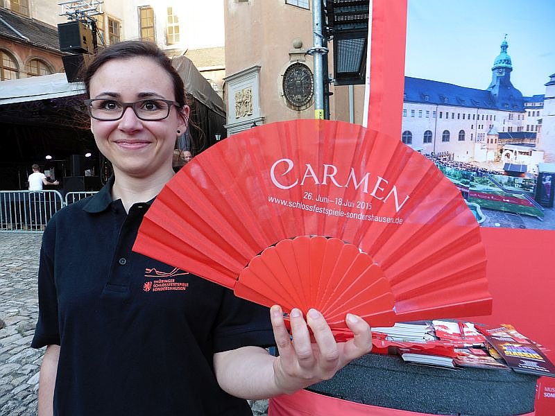 Kopfloser Dirigent beim Residenzfest 2015