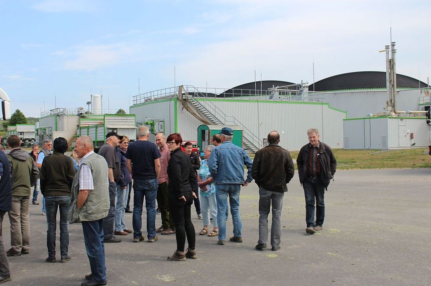 Biogasanlage besucht