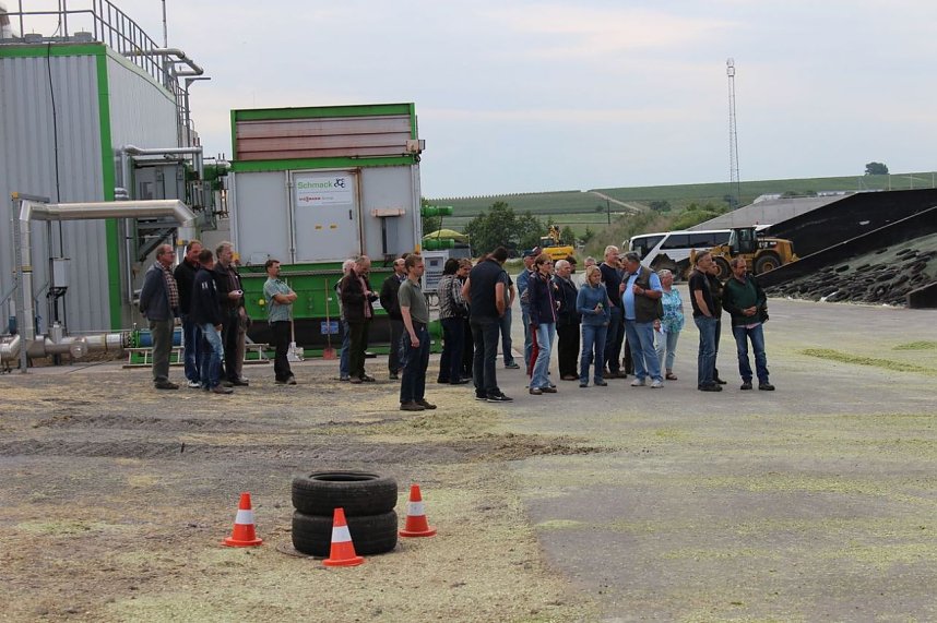 Biogasanlage besucht