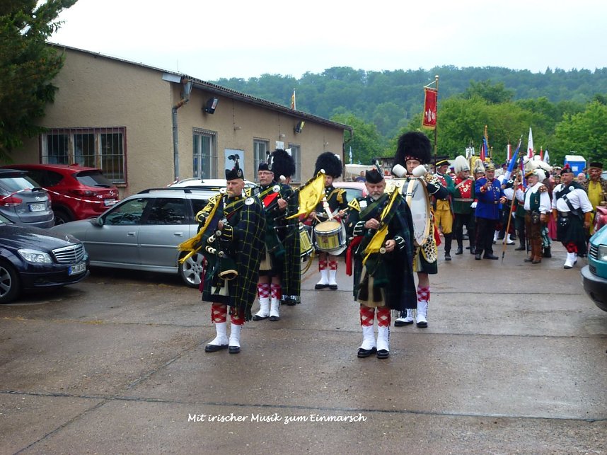 Appell mit Kanonenweihe