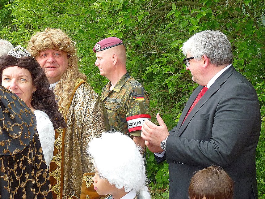 Appell mit Kanonenweihe