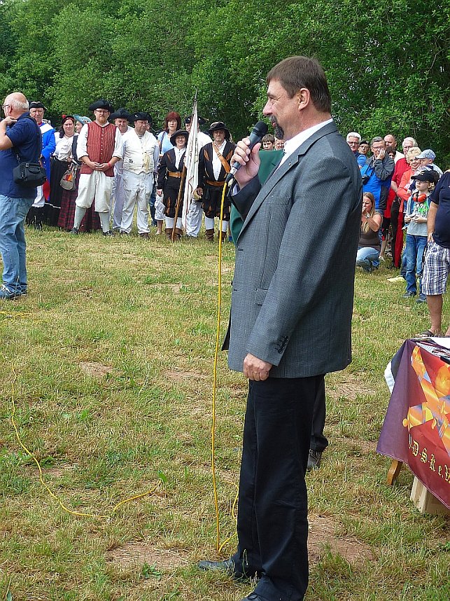 Appell mit Kanonenweihe