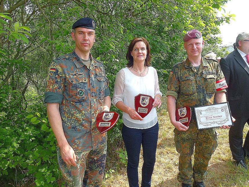 Appell mit Kanonenweihe