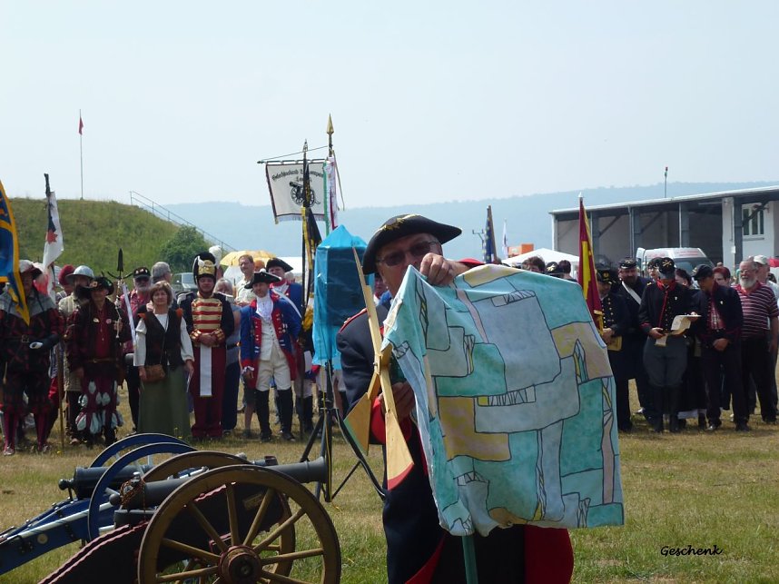 Appell mit Kanonenweihe