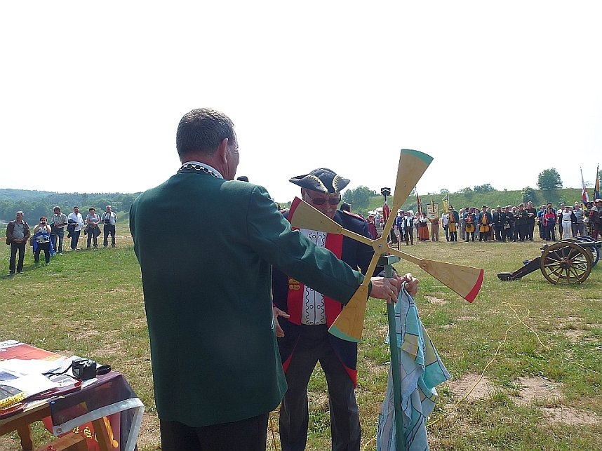 Appell mit Kanonenweihe