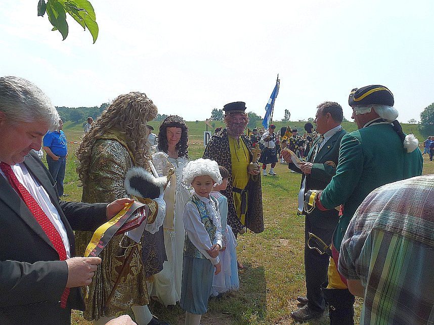 Appell mit Kanonenweihe