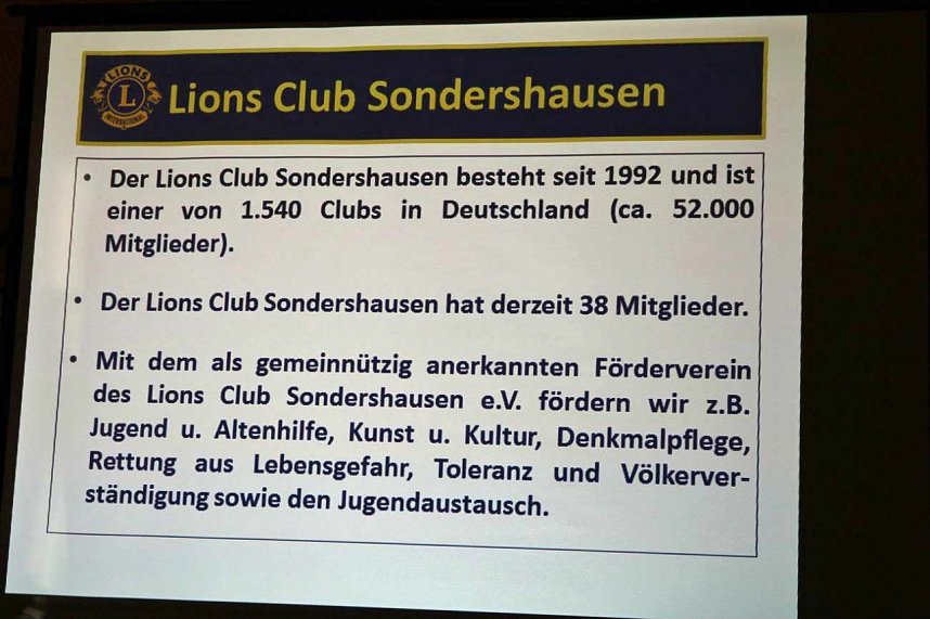Lionsclub Sondershausen mit Spenden