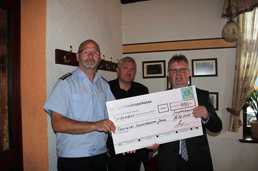 Lionsclub Sondershausen mit Spenden