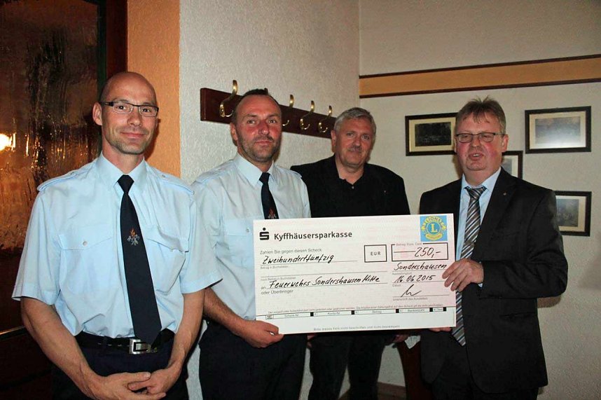 Lionsclub Sondershausen mit Spenden