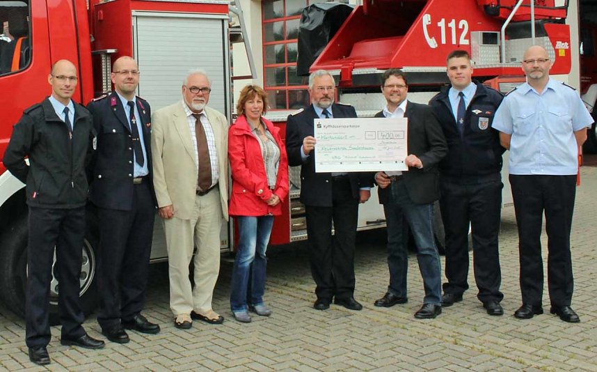 Anerkennung f&uuml;r die Feuerwehren