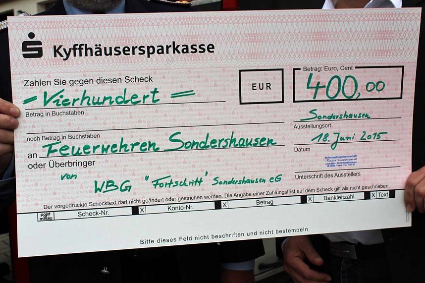 Anerkennung f&uuml;r die Feuerwehren