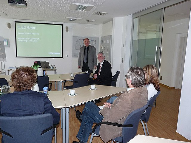 Minister Reinholz bei Elso