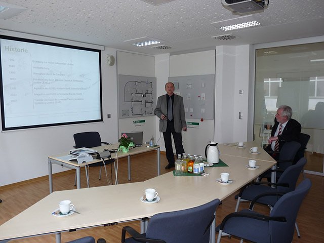 Minister Reinholz bei Elso