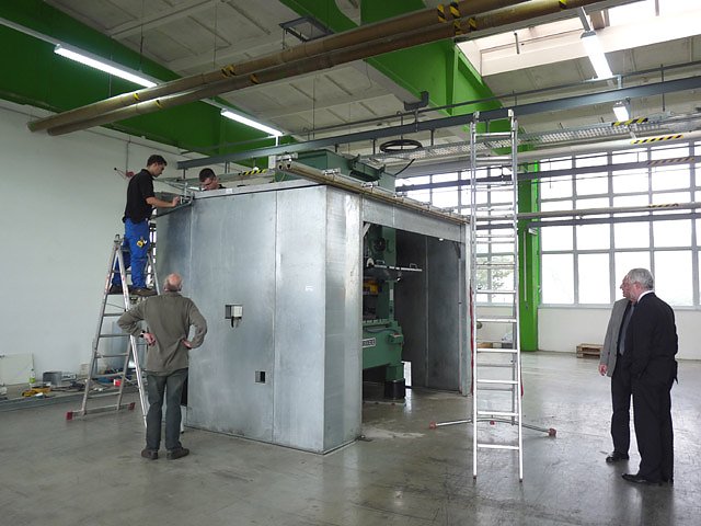 Minister Reinholz bei Elso