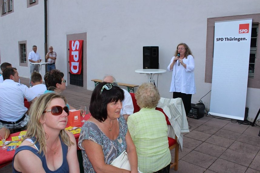 Hei&szlig;es Sommerfest der Kyffh&auml;user SPD