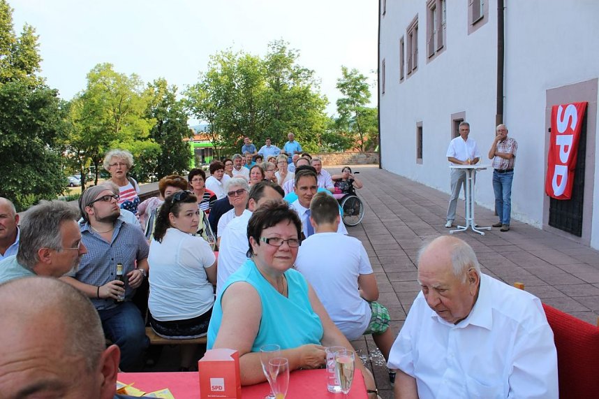 Hei&szlig;es Sommerfest der Kyffh&auml;user SPD