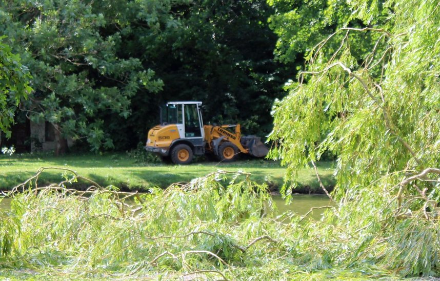 Schlosspark Sondershausen gesperrt 