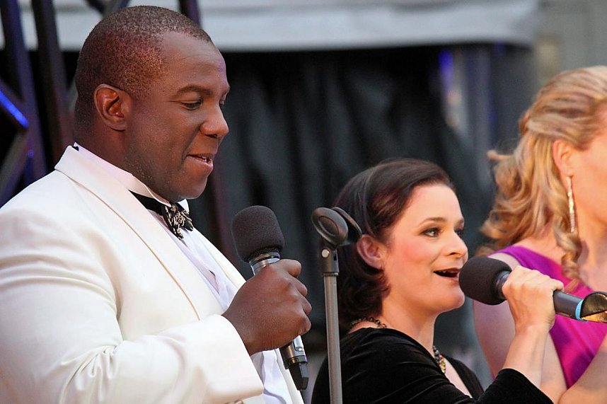 Es ging auch ohne den Beleuchterturm