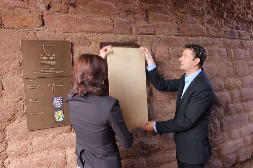 Schicker Eingangsbereich am Kyffh&auml;userdenkmal