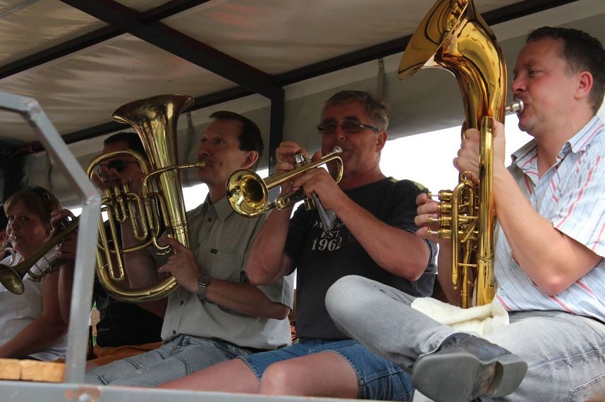 Wasserschlacht in Niederspier