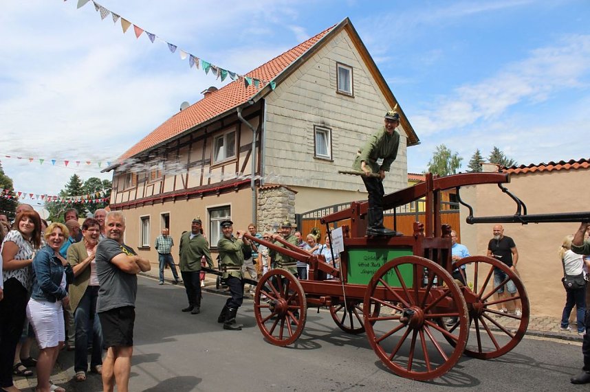 Wasserschlacht in Niederspier