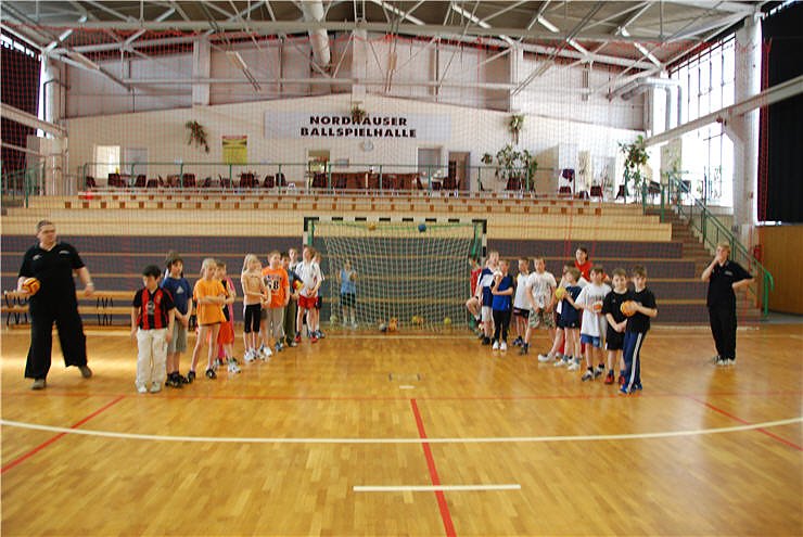 Handball-Oster-Camp. NNZ-City Scout on Tour