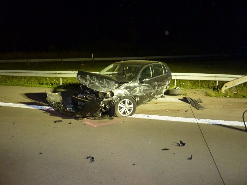 Unfall an der Anschlussstelle Nordhausen-west