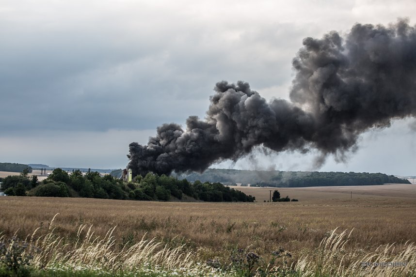 Brand in Rockensu&szlig;ra