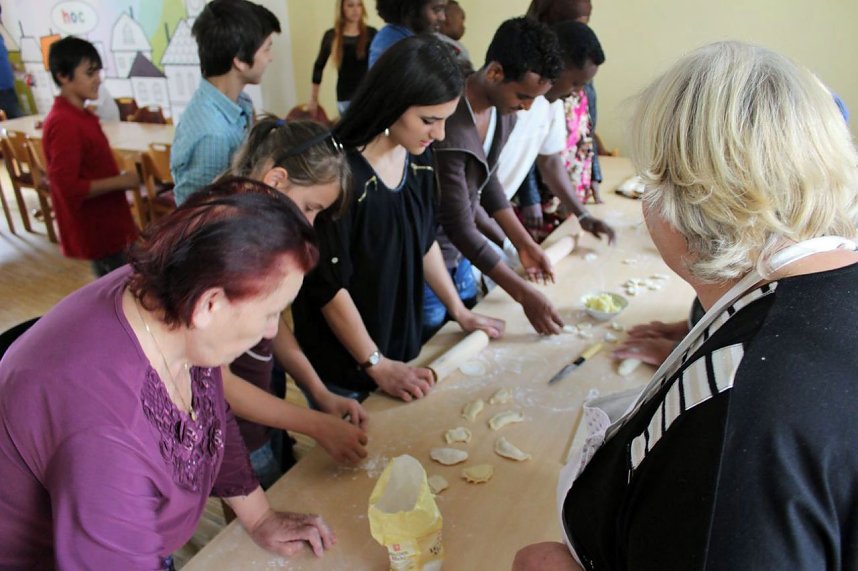 Internationales kulinarisches Treffen