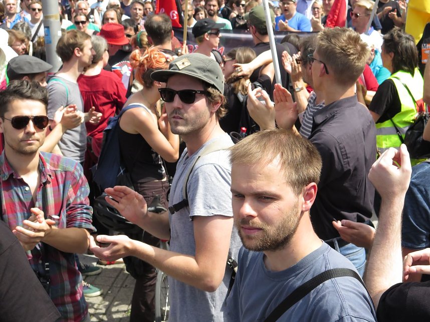 Demo in Berlin f&uuml;r die Pressefreiheit