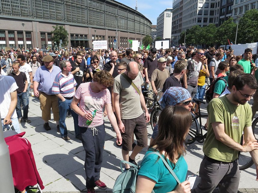 Demo in Berlin f&uuml;r die Pressefreiheit
