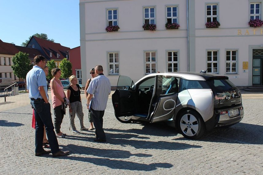 Bad Frankenhausen testet BMW i3 Elektro