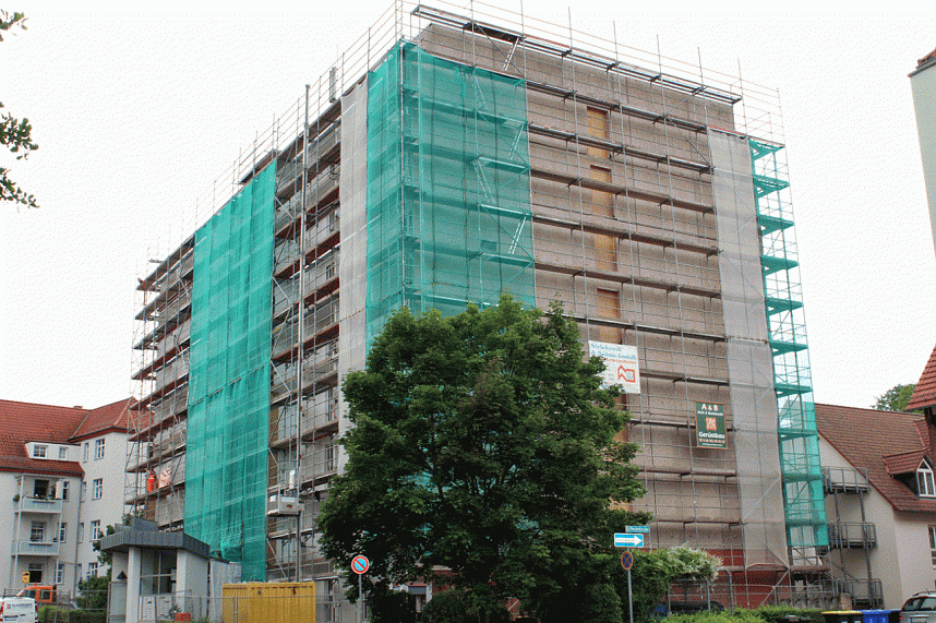 Umfangreiche Au&szlig;ensanierung