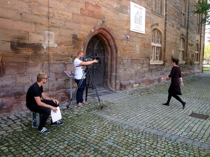 Die Unterkirche als Drehort