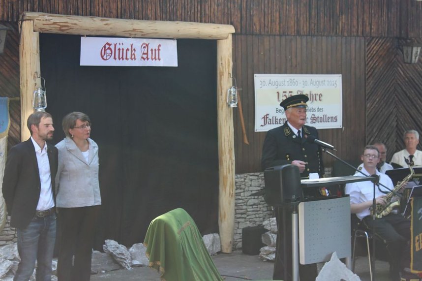 Kaiser Barbarossa begr&uuml;&szlig;te die Bergleute