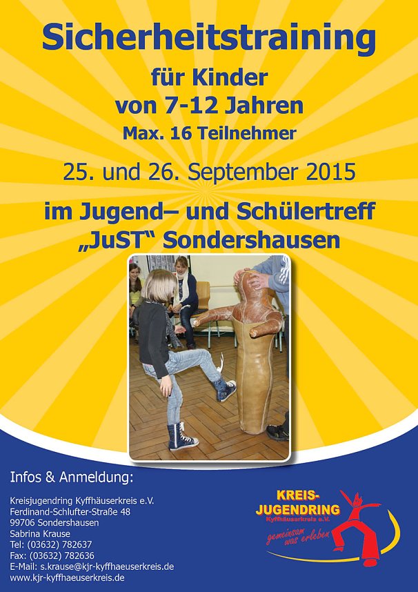Sicherheitstraining f&uuml;r Kinder