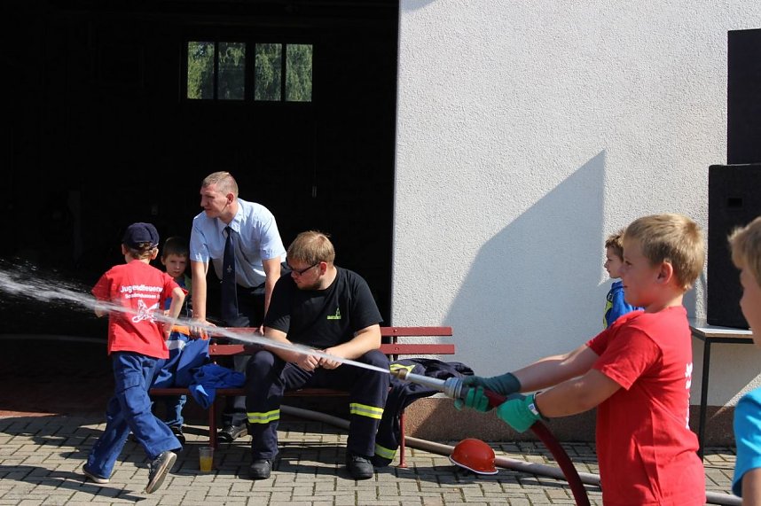 Feuerwehr zeigte sich