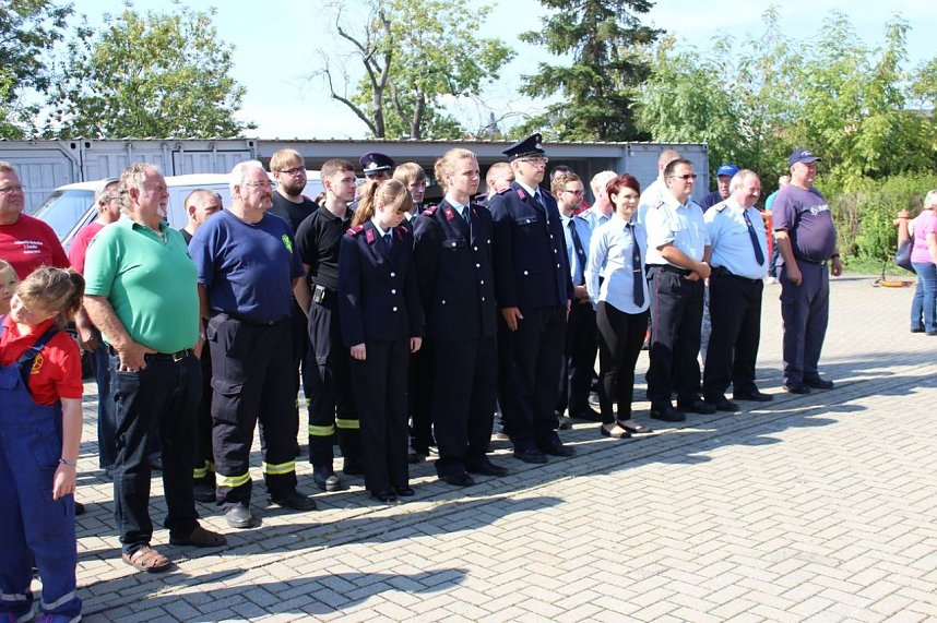 Feuerwehr zeigte sich